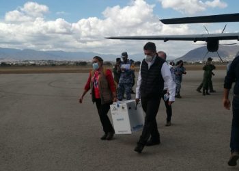 Arriba a Oaxaca segundo lote de vacunas contra COVID-19