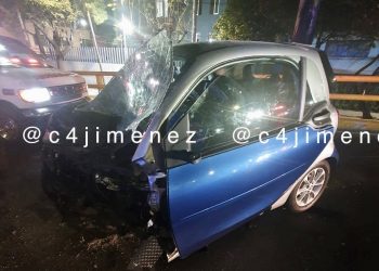 Un  Smart, el auto en el que se mató Leonel Luna (FOTOS)