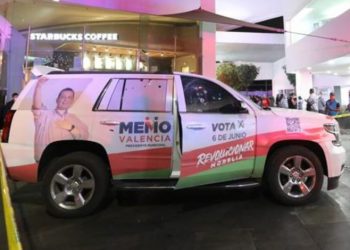 Atacan camioneta de candidato del PRI a alcaldía de Morelia
