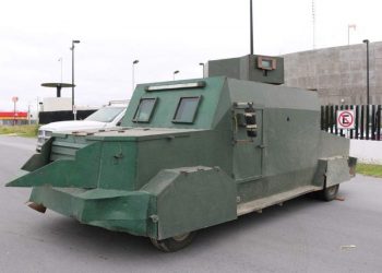 Aseguran vehículos con blindaje artesanal en la frontera norte de Tamaulipas