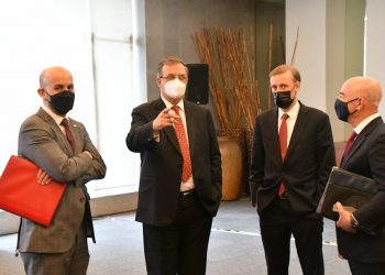 Relación México-Estados unidos 'avanza y va muy bien': Ebrard