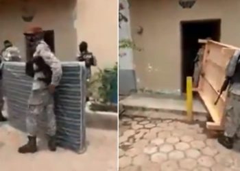 ¡Arriba papá Mencho! Cártel Jalisco regala colchones a gente pobre (VIDEO)