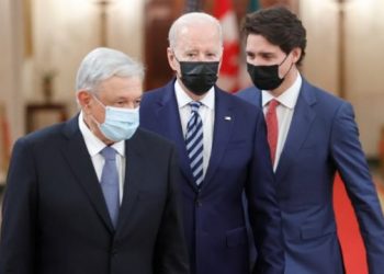 AMLO pide a Biden y Trudeau abrir fronteras ordenadamente y emplear a migrantes