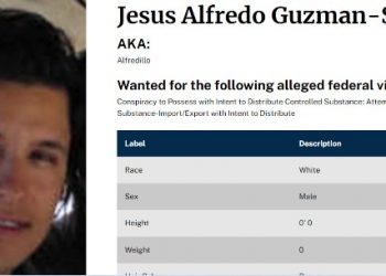 DEA busca a Jesús Alfredo Guzmán, hijo de "El Chapo" Guzmán, desde 2018