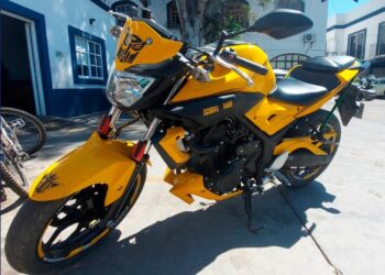 Aseguran motocicleta con alteraciones en el número de serie en Oaxaca de Juárez