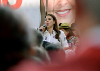 Carolina Viggiano rompe con empresarios hidalguense; luego de que dieran a conocer escenario electoral