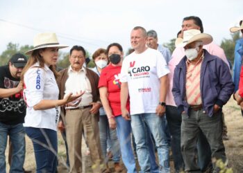 Carolina Viggiano se compromete a mejor la infraestructura vial en Hidalgo