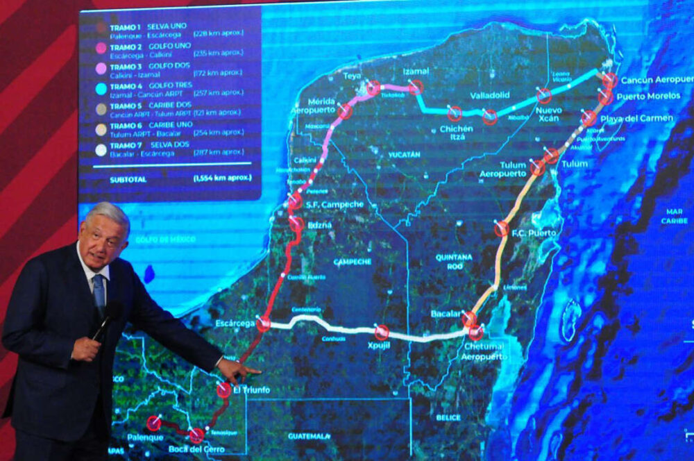 Suspenden provisionalmente obras del tramo 5 del Tren Maya - Dulce Patria