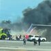 Avión con 126 personas a bordo se incendia tras aterrizar en Miami, EU