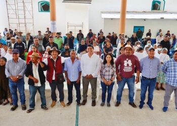 Jara agradece a los habitantes de Santo Tomás Lachitá su apoyo en las urnas