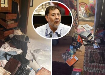 Roban casa de Fernández Noroña: dejaron patas pa' arriba la recámara