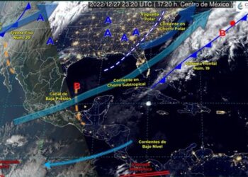 Alerta especial para 24 estados debido al Frente Frío Número 20