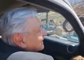 Migrantes exiges justicia a López Obrador en Ciudad Juárez, Chihuahua