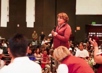 Delfina Gómez cuenta con el 49.8 por ciento de las preferencias electorales