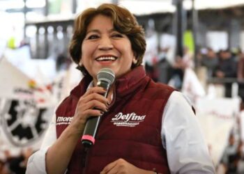 Morena y Delfina Gómez lideran las preferencia en el Edomex