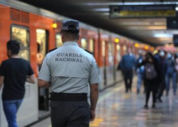 Guardia Nacional se retirará del Metro CDMX, informa Sheinbaum