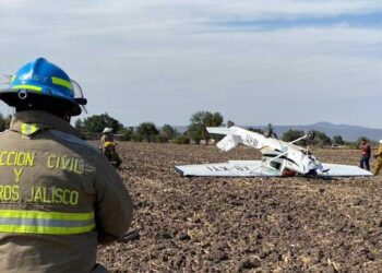 Avioneta se desploma en Ixtlahuacán de los Membrillos, Jalisco