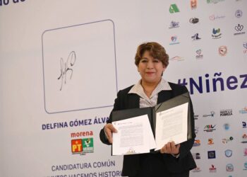 Delfina Gómez reafirma su compromiso con la infancia mexiquense, firma Pacto por la Primera Infancia