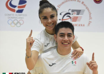 Racquebolistas Paola Longoria y Eduardo Portillo obtienen oro en Centroamericanos