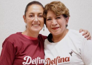 "Es tiempo de mujeres", dice Sheinbaum tras virtual triunfo de Delfina Gómez