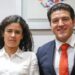 Luisa María Alcalde recibe a Samuel García en Segob