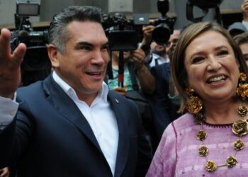Alito Moreno Xóchitl Gálvez candidata presidencial de Frente Amplio por México