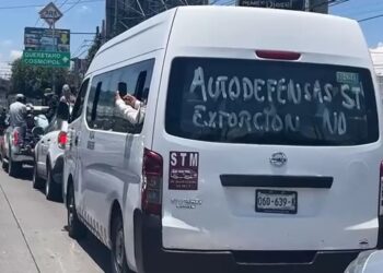 Grupos de “autodefensa” de transportistas en Edomex recorren algunas vialidades