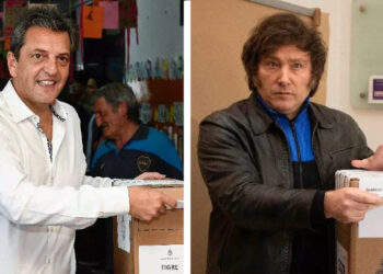 Sergio Massa y Javier Milei a segunda vuelta por presidencia de Argentina