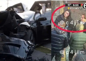 En estado de ebriedad, mujer choca auto Tesla de más de 2 mdp en CDMX