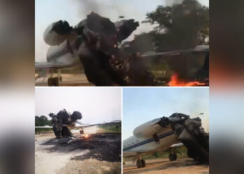 Ejército venezolano destruye aeronave proveniente de México