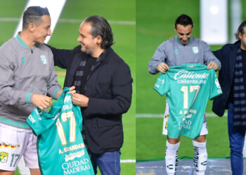 Presentan a Andrés Guardado como nuevo refuerzo ante la afición de León