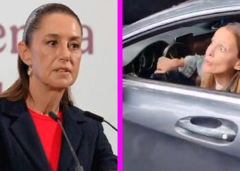 Deplorable actitud de #LadyRacista, Sheinbaum se solidariza con agente de tránsito