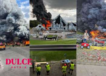 Incendio arrasa con el escenario principal del Tomorrowland.
