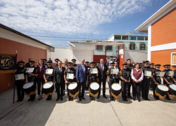 Estudiantes hidalguenses destacan en Concurso Nacional de Bandas de Guerra 2025