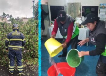 Severa tormenta colapsa a la CDMX