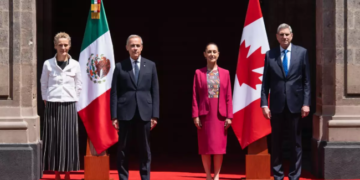 Acuerdan Sheinbaum y Carney plan de acción para fortalecer el T-MC.