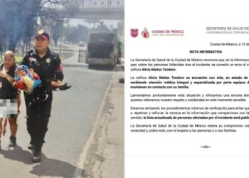 Rectifica Salud CDMX que no murió Alicia Matías, mujer que salvó a nieta.