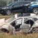 Un muerto, tras volcar vehículo del equipo de Alicia Bárcena en la México-Pachuca