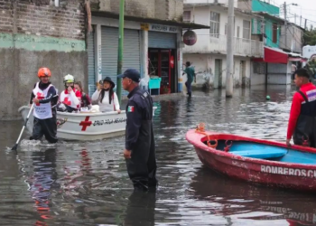 Sheinbaum confirma 66 personas fallecidas por lluvias torrenciales.