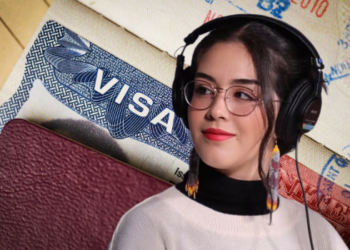 Sin tener visa, EU le quita el permiso a la activista Arlín Medrano.