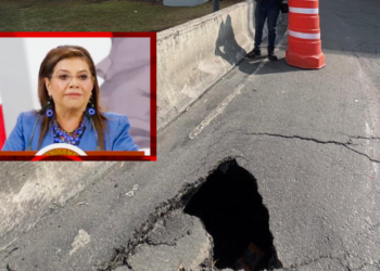 Clara Brugada explica "hundimiento" en puente de La Concordia.