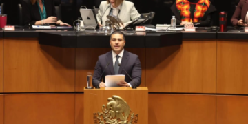 Omar García Harfuch informó baja del 32% en homicidios.