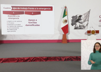 Sheinbaum presenta Plan Integral de Apoyo a los afectados por las lluvias.