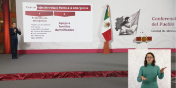 Sheinbaum presenta Plan Integral de Apoyo a los afectados por las lluvias.