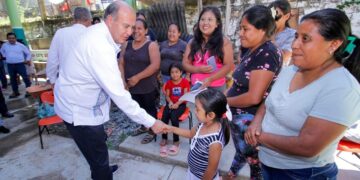 Supervisa titular de la SEPH avances en rehabilitación de escuelas afectadas por lluvias en Tepehuacán