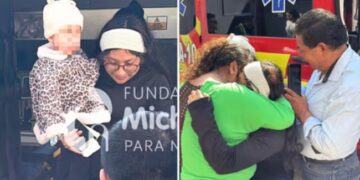 Regresa a México Jazlyn Azulet, pequeña sobreviviente de la explosión de pipa en Iztapalapa