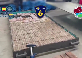 Policía española desmantela oficina del CJNG, hay 20 detenidos.