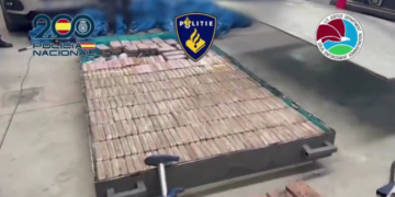 Policía española desmantela oficina del CJNG, hay 20 detenidos.