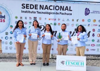 Estudiantes del ITSOEH, segundo lugar nacional en InnovaTecNM