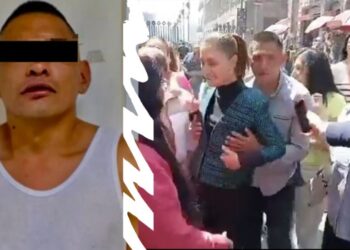 Detienen a Uriel Rivera, hombre que acosó a Sheinbaum